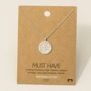 Mini Saint Christopher Necklace
