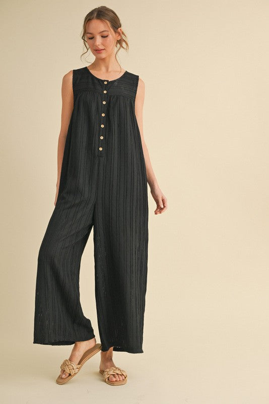 Textured Jumpsuit