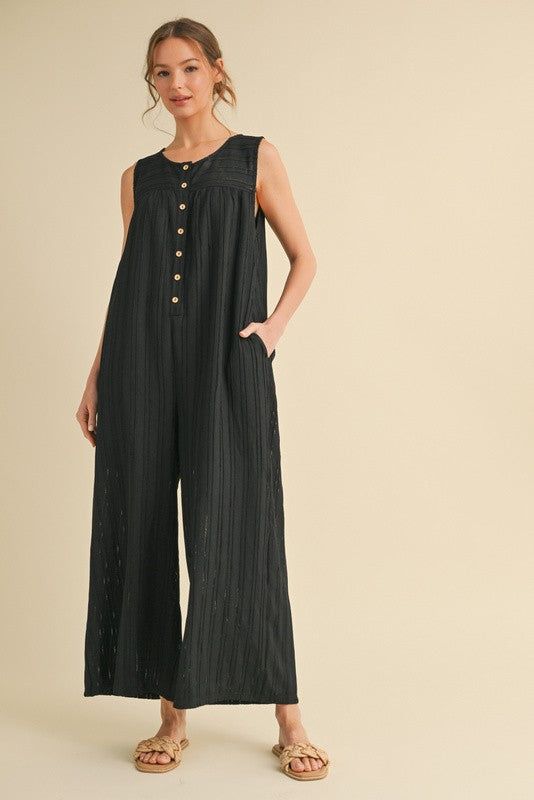 Textured Jumpsuit