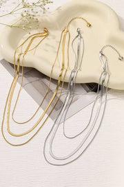 LAYERED CHAIN NECKLACE