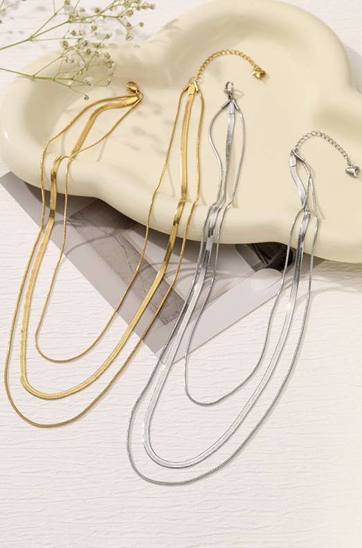 LAYERED CHAIN NECKLACE