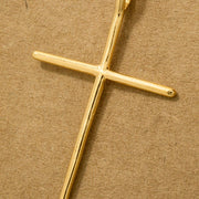 Metallic Cross Necklace