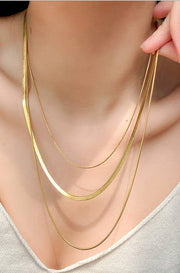 LAYERED CHAIN NECKLACE
