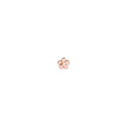 Pink Flower Post Earrings