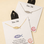 Jesus Fish Pendant Necklace