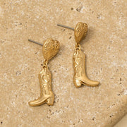 Cowboy Boots Dangle Earrings