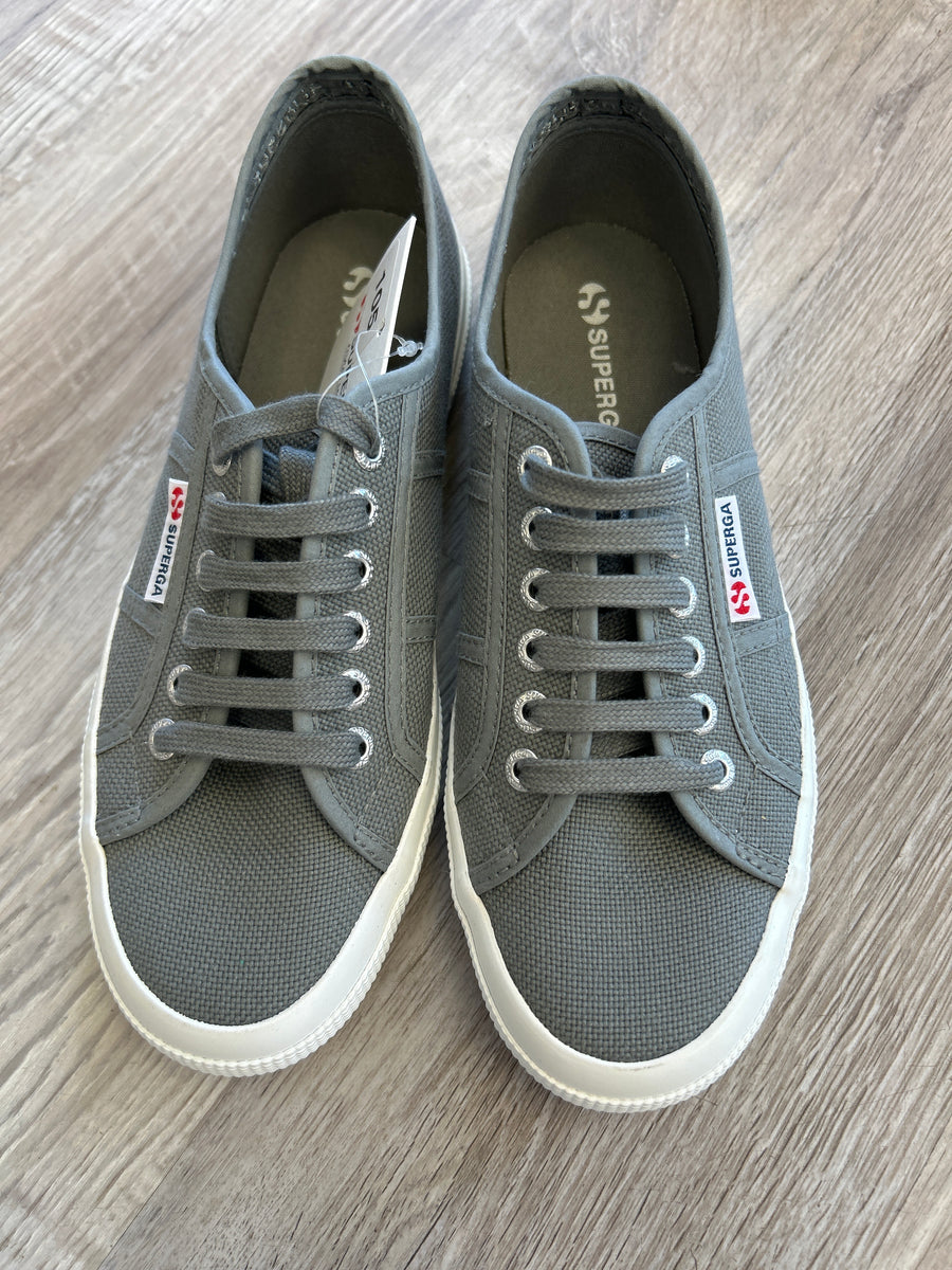 Grey Consign Superga Sneakers, 8