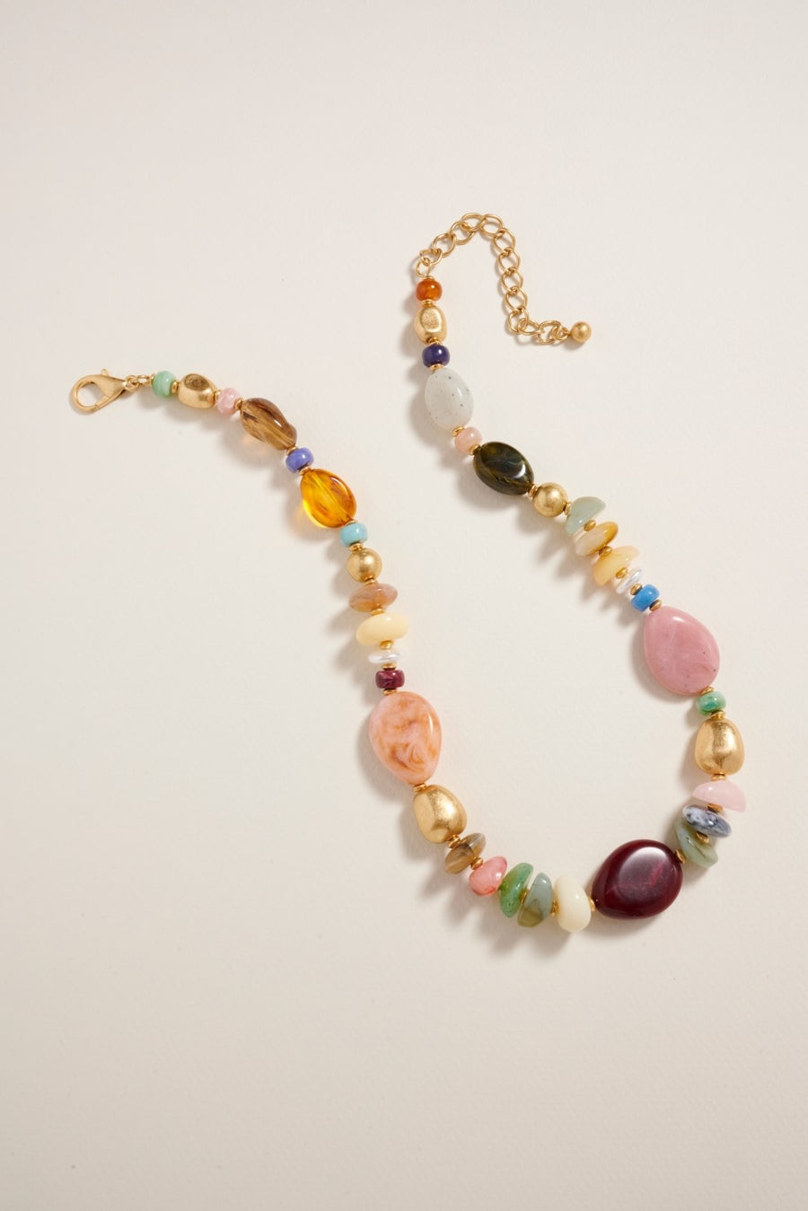 Natural Mixed Marbled Ombre Necklace
