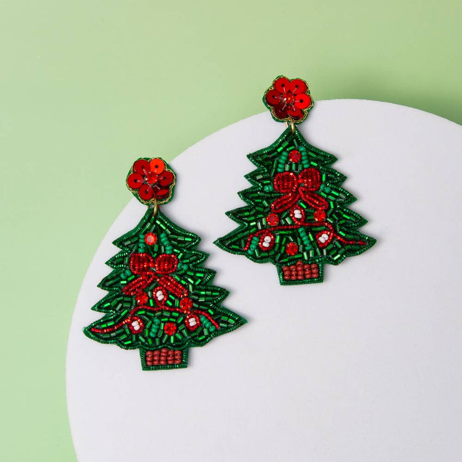 Christmas Tree Earrings