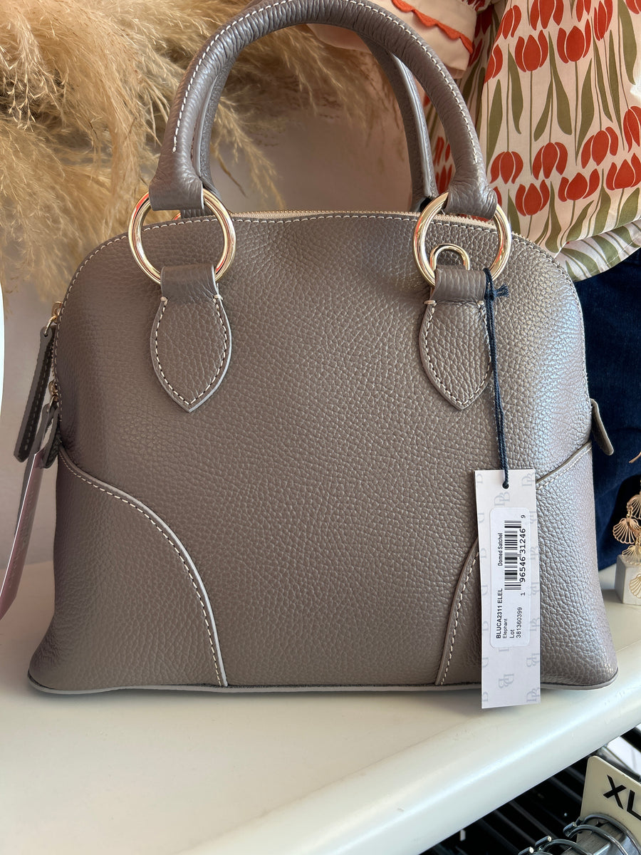 Taupe Dooney & Bourke Domed Satchel
