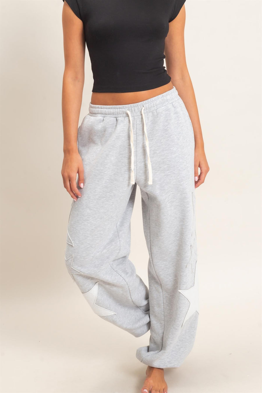 Star Patch Jogger Pants