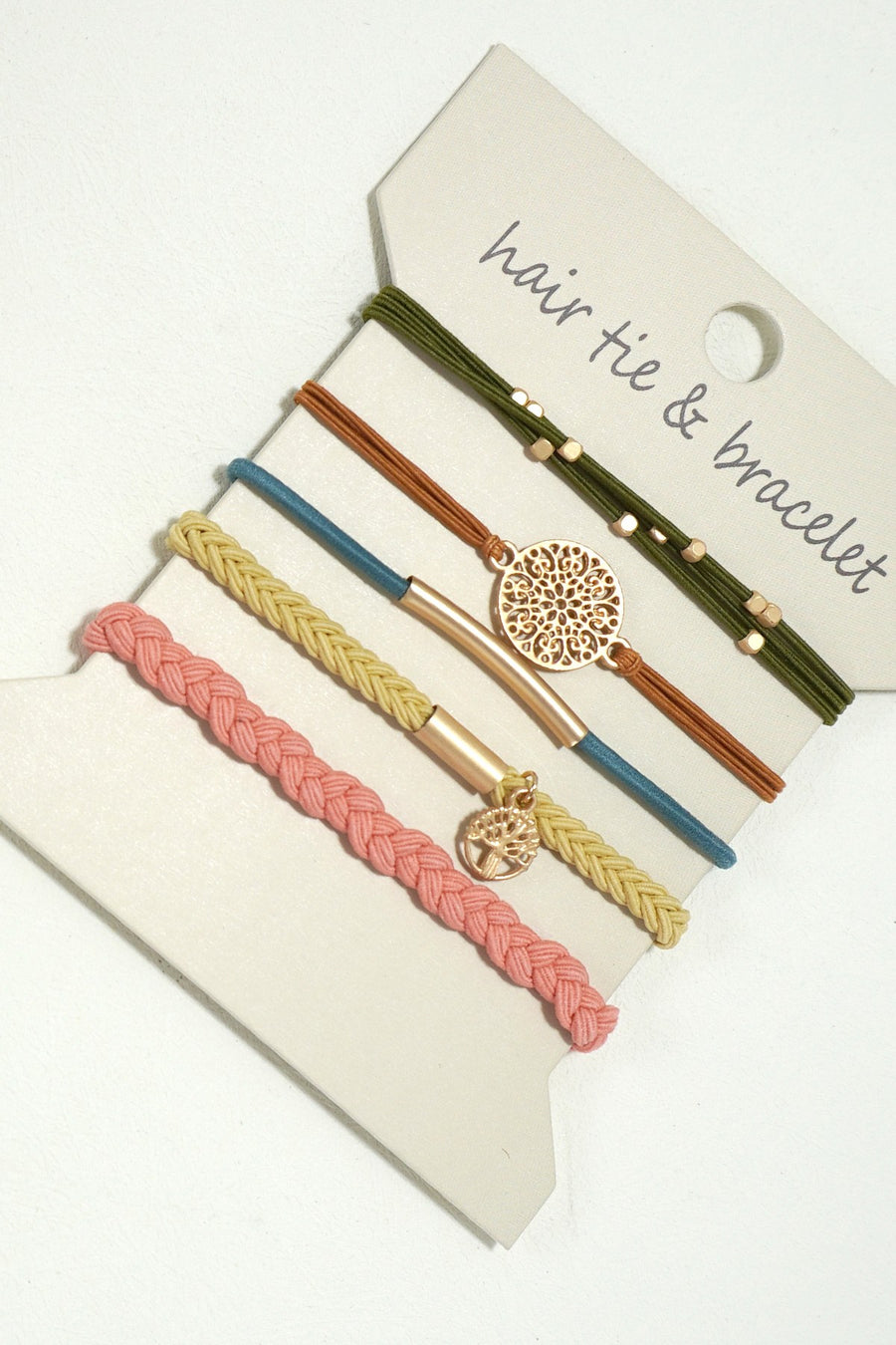 Boho Dual Function Knot Bracelet Hair Ties