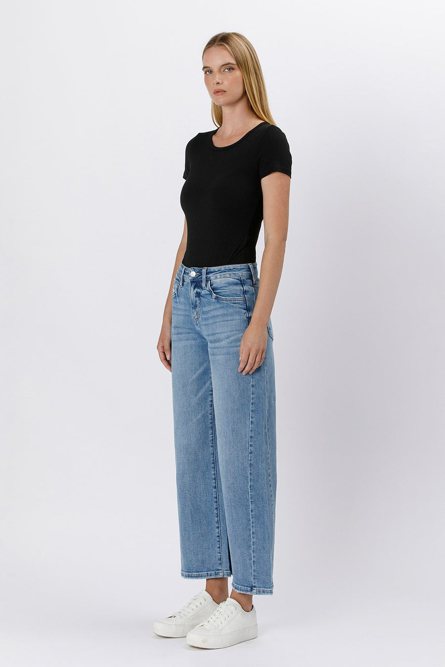 High Rise Baggy Wide Jeans