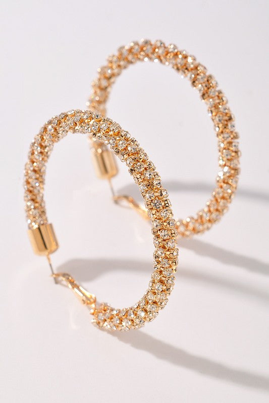 Bling Hoop Earrings