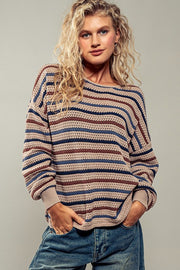 Striped Loose Sweater