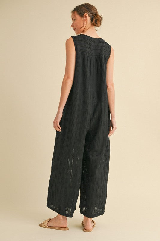 Textured Jumpsuit