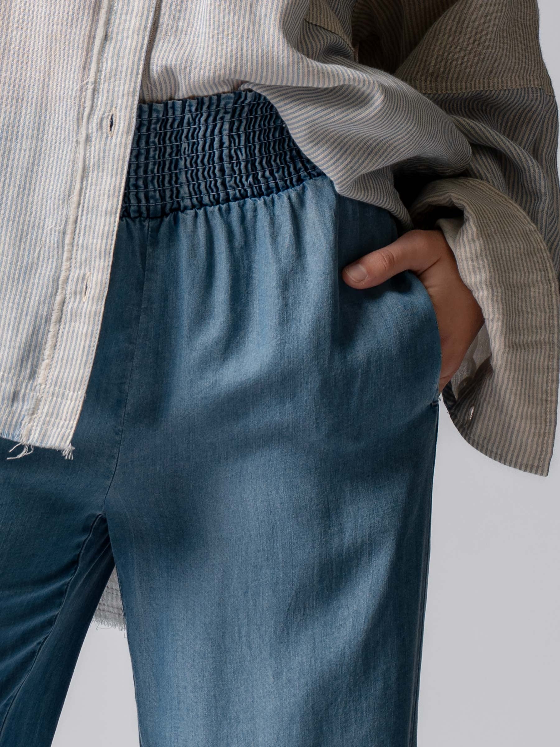 Smocked Waist Pants