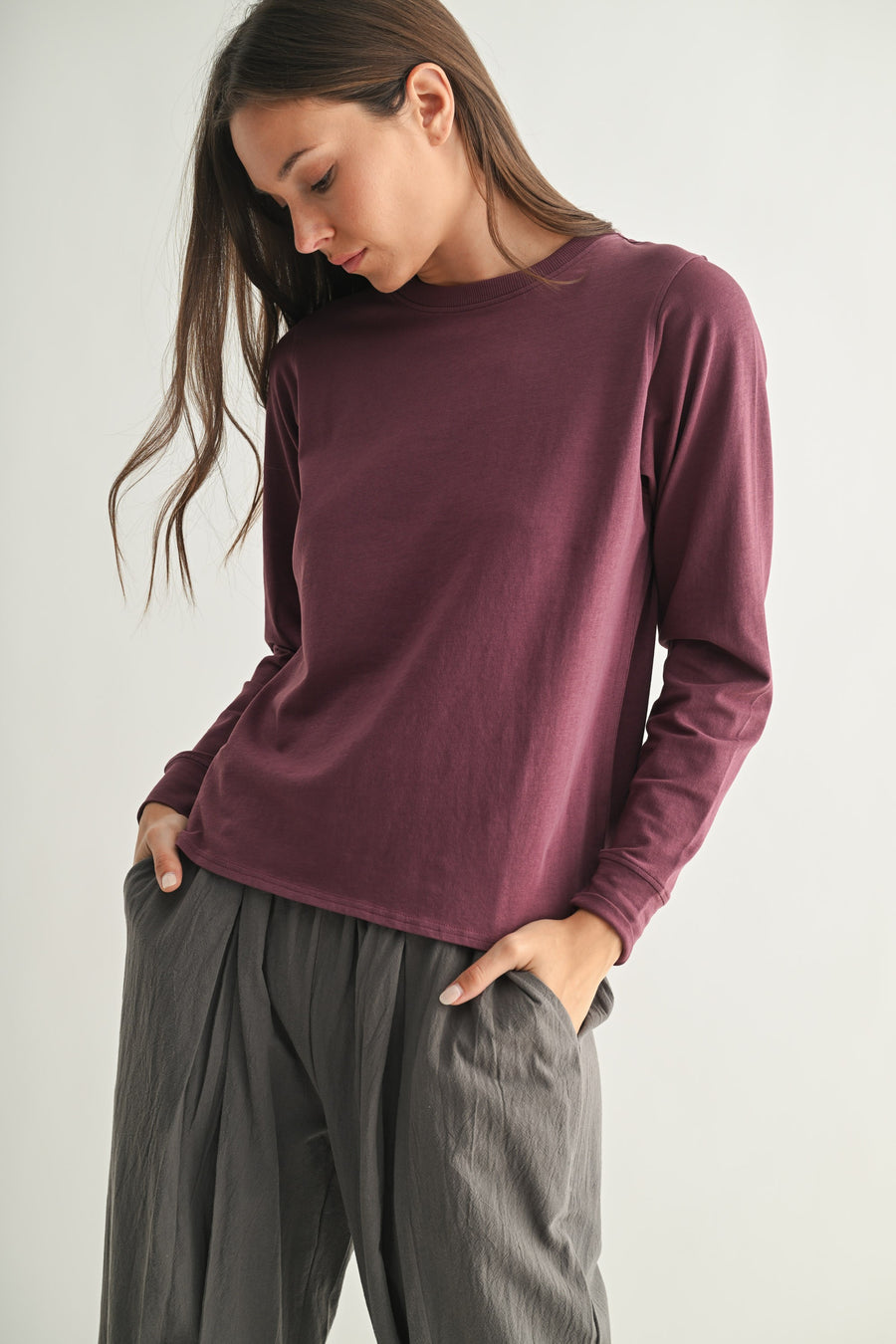 Stonewash Boxy Long Sleeve