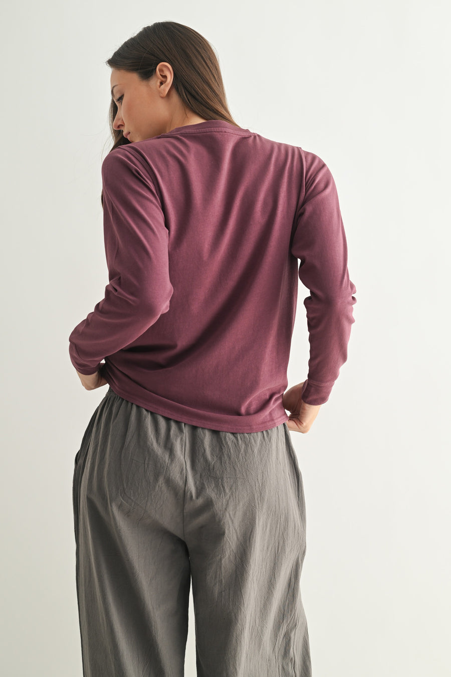 Stonewash Boxy Long Sleeve