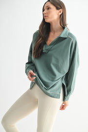Coastline Collared Pullover