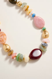 Natural Mixed Marbled Ombre Necklace