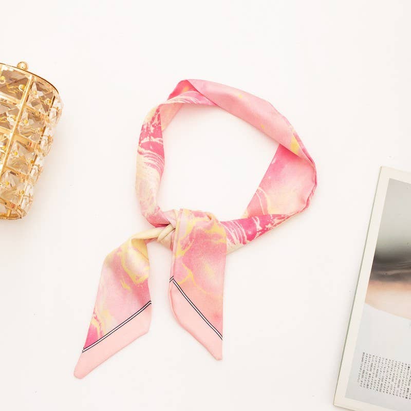 SOFT SILKY SKINNY TWILLY SCARF NECKLACE WRAP