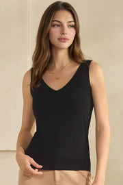 Seamless Reversable Neckline Modal Top