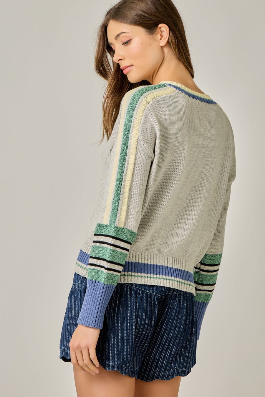 Embroidered Fish Sweater