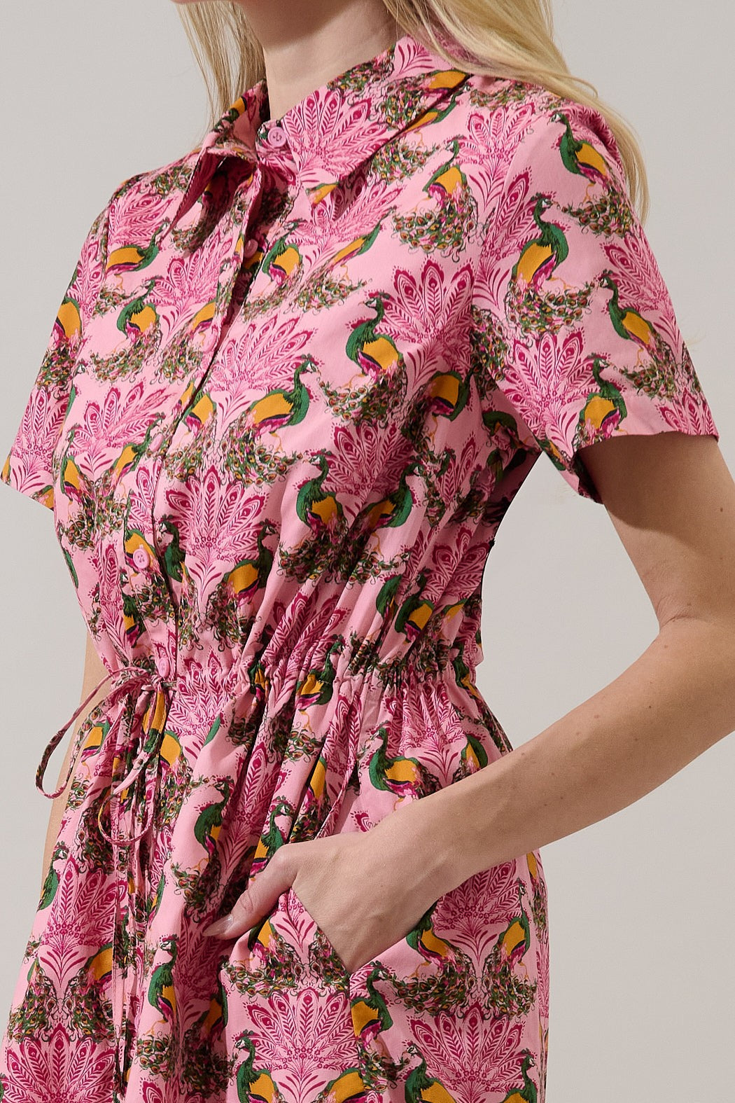 Peacock Bay Mini Dress