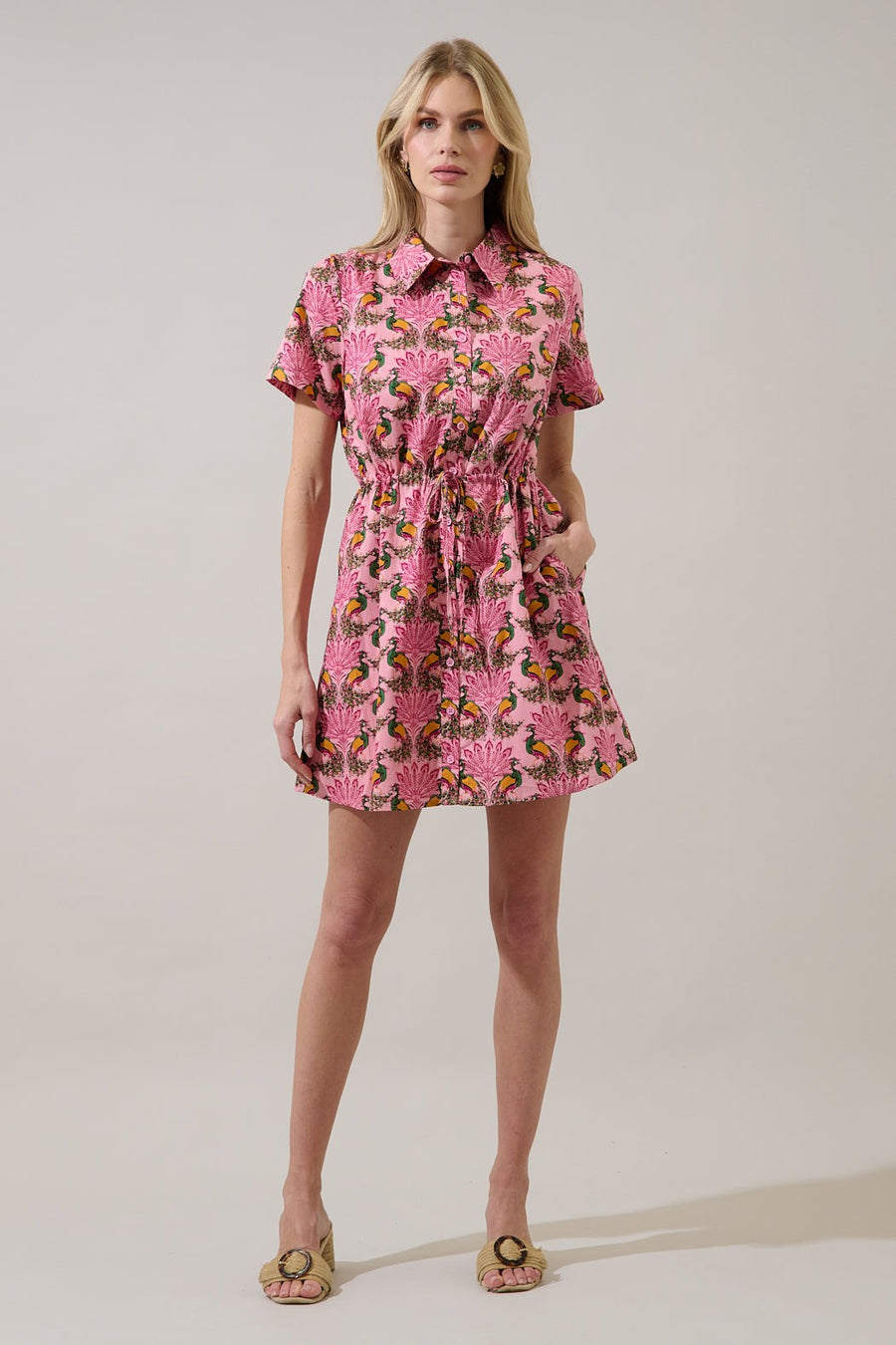 Peacock Bay Mini Dress