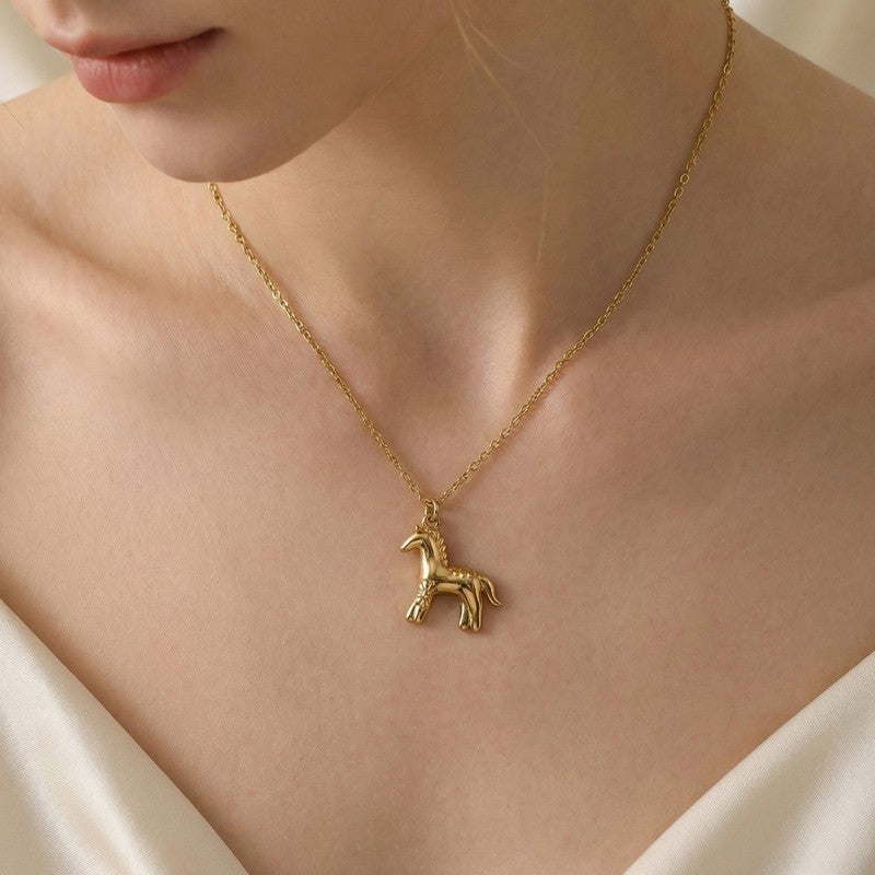 Horse Pendant Necklace