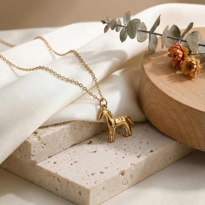 Horse Pendant Necklace
