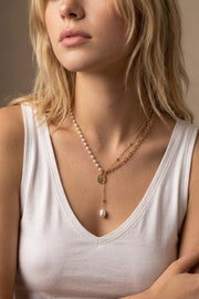 Pearl And Mix Chain Necklace