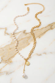 Pearl And Mix Chain Necklace