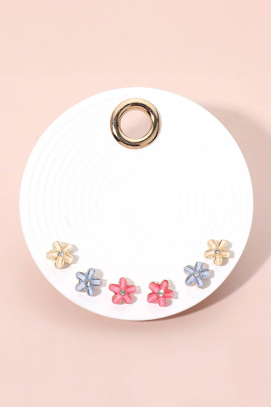 Mini Floral Stud Earring Set