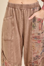 Romantic Vintage Collage Pants