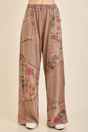 Romantic Vintage Collage Pants