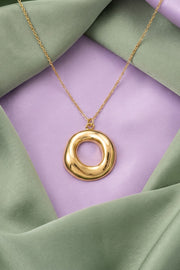 Chunky Puffy Pendant Necklace