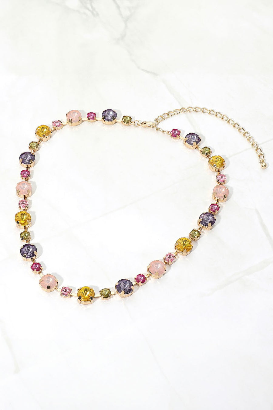 Multi Stone Evening Necklace