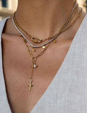 Chic Gold Plated Stainless Steel Choker Necklace