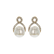 Infinity with Pearl Stud Earrings
