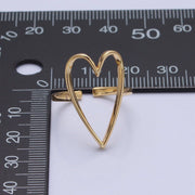 Simple Gold Heart Ring