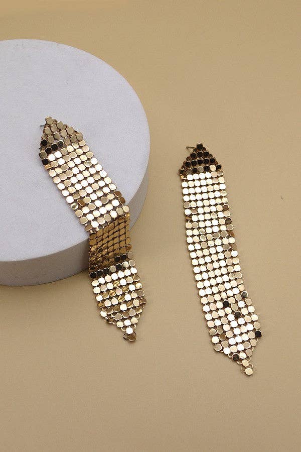 Long Mesh Earrings