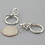 Modern Horseshoe Drop Earrings