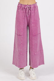 French Terry Wide Leg Pants