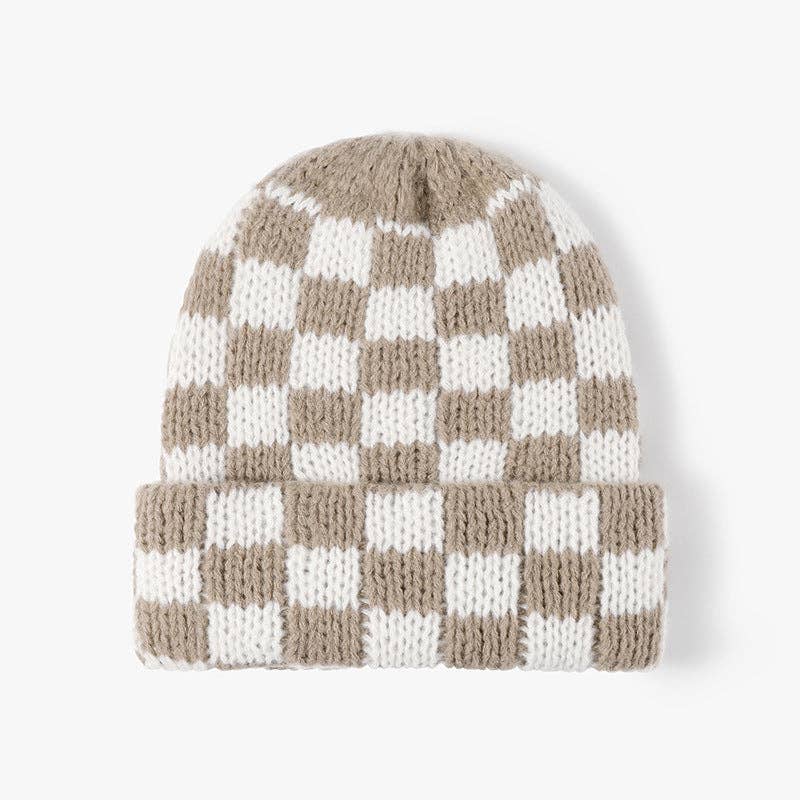 Checker Beanie