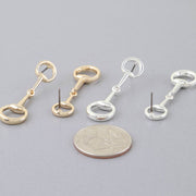 Horse Bit Drop Earrings