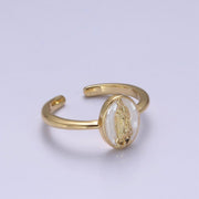 Virgin Mother Mary Shell Ring