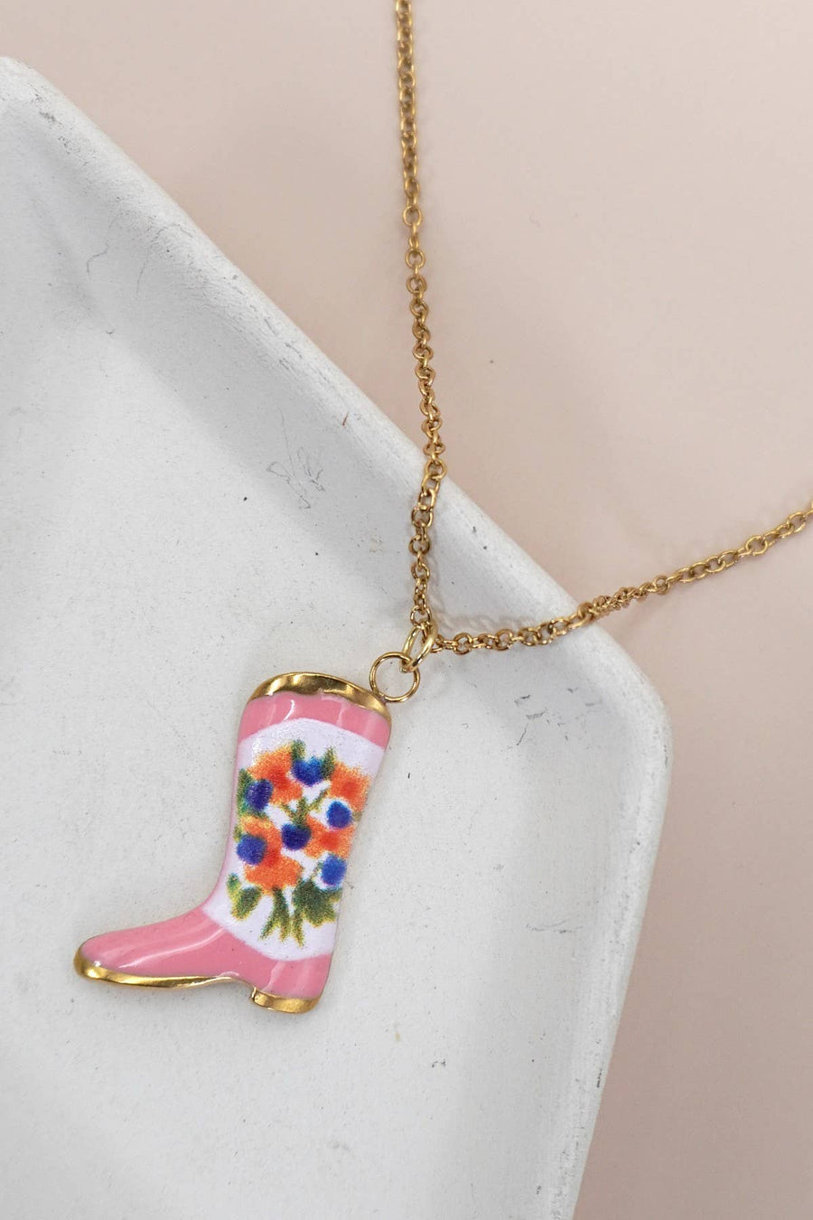 Ceramic Pendant Necklace