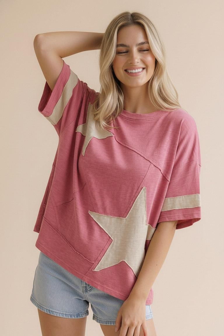 Star Patchwork Top